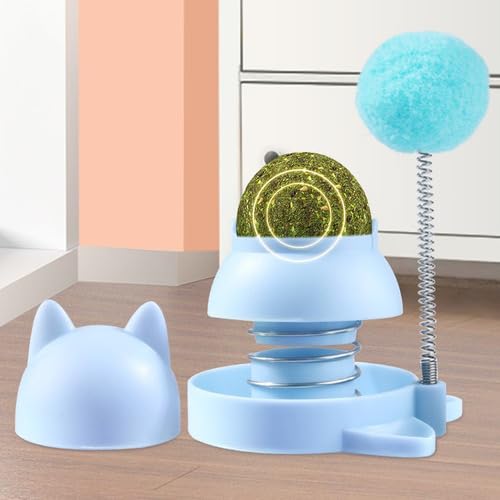 Bola Catnip para Gatos - Bolhas catnip rotativas saudáveis que grudam na - Bolas lambedura gato para