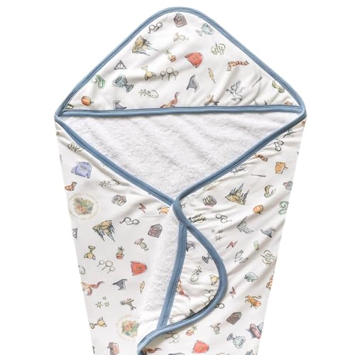 Image of Copper Pearl Hooded Bath Towels Premium Knit/Terry Cloth Baby Towels with Hood, Pockets, and Cool Designs - Great to Gift and Make Bath Time Fun - Baby Bath Towel, Wizarding World™