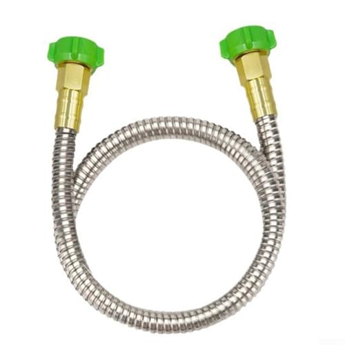 304 Stainless Steel Metal Hose Connector, Washing Machine Inlet Pipe With Washer for Washing Machines and Dish Washers(10FT)
