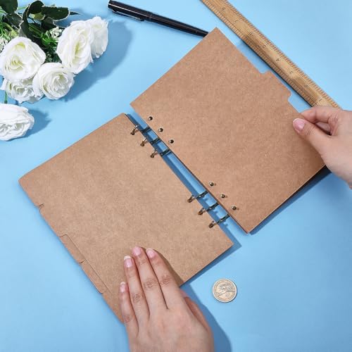 Intercalaires kraft A5 pour structurer un classeur encombré et retrouver vos notes - 3