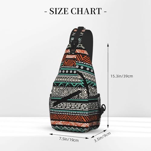 Bolso Sling Bandolera para Mujer y Hombre Negro miniatura 3