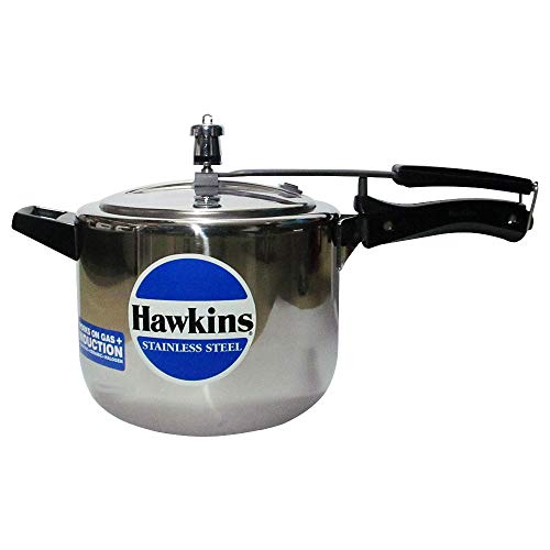 Hawkins Stainless Steel 5.0 Litre Pressure Cooker Hawkins Stainless Steel 5.0 Litre Pressure Cooker