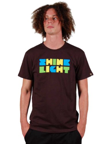 Light - Camiseta para Hombre, Shine, Talla: S, Color: Negro, LSD300