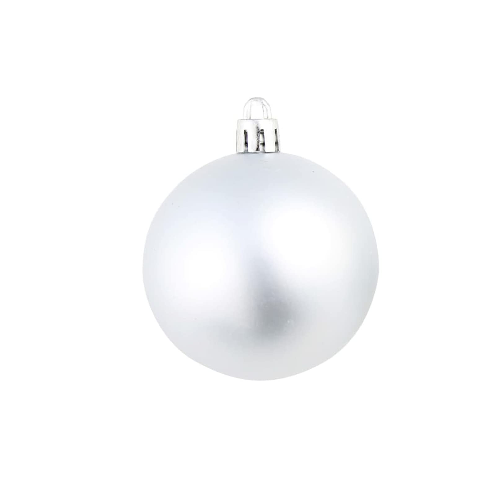 BaraSh 100-tlg. Weihnachtskugel-Set 3/4/6 cm Silbern Weihnachtsdeko HäNgend WeihnachtsanhäNger Personalisiert