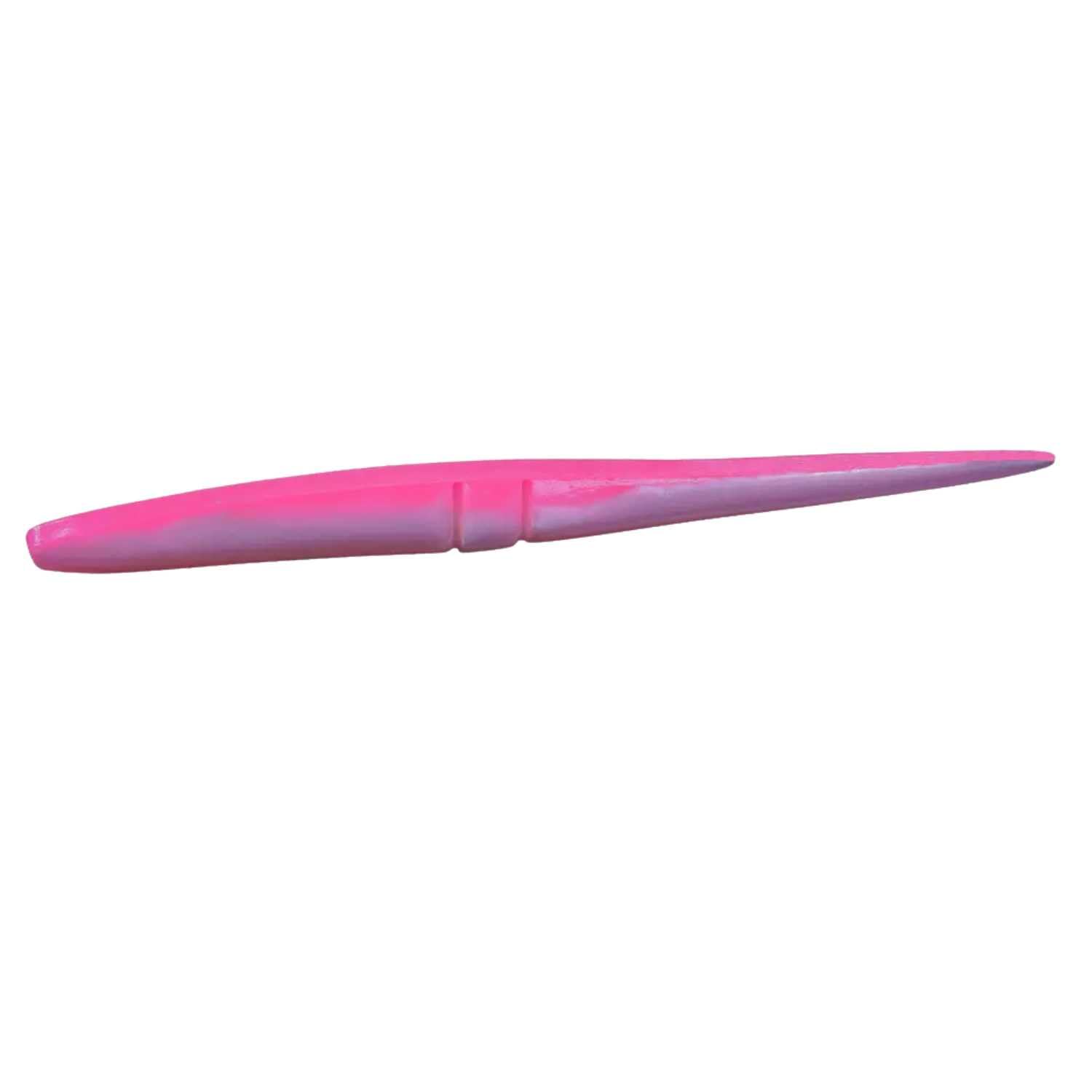 Lunker City Slug-Go Lure, 10 per Bag (Bubble Gum Shad, 6-Inch) — image 1