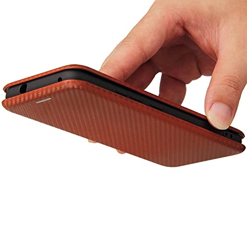 Capa de celular para Asus Zenfone 8 ZS590KS, capa híbrida de poliuretano + TPU de fibra de carbono d