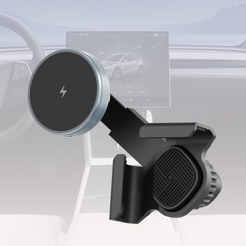 Soporte para teléfono móvil con cargadores inalámbricos para automóvil 6