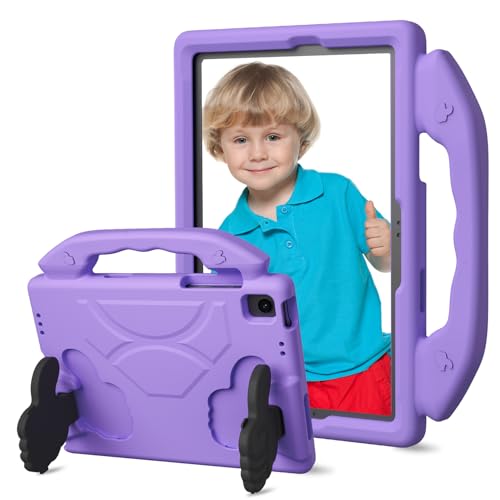 Coque Samsung Galaxy Tab A11 Plus 2025 en mousse EVA violette avec poignée