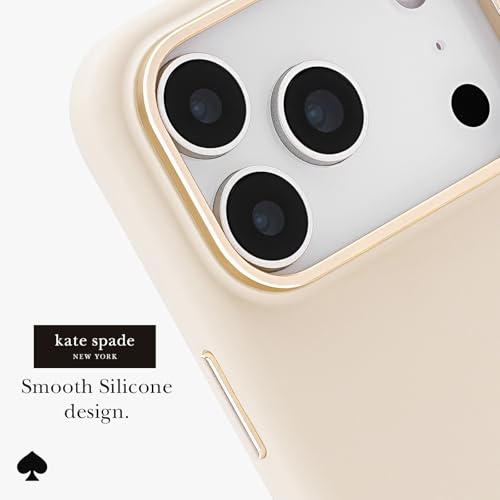 Coque iPhone 17 Pro Kate Spade compatible MagSafe beige design - 3