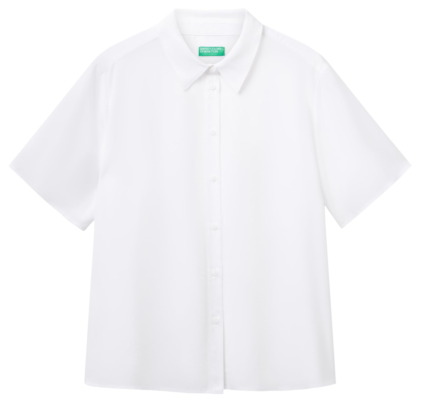 United Colors of Benetton Women's Shirt, White, S