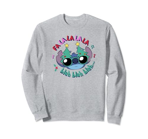 Sweat Stitch Disney Noël pull oversize Lilo et Stitch pour hiver chaud
