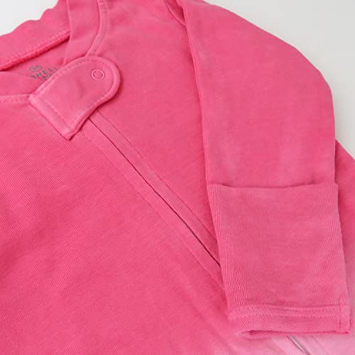 Image of HonestBaby Baby 2-Pack Organic Cotton Footed Pajama Sleep & Play