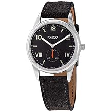 Nomos Club Campus Black Dial Black Leather Mens Watch 736