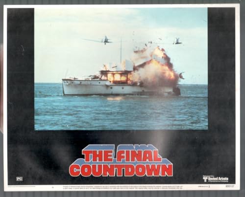 MOVIE POSTER: Final Countdown 11″x14″ Lobby Card #4 Kirk Douglas Martin Sheen Time-Travel-Sci image 2