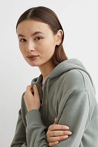 Image of Zipper Hooded Sweatshirts for Women