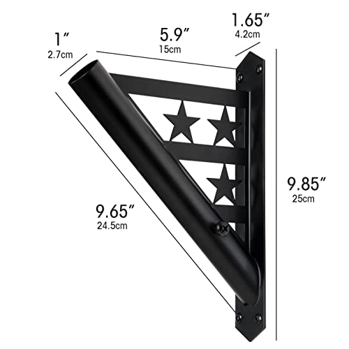 Mât de drapeau résistant aux intempéries J JACKCUBE DESIGN en acier inoxydable robuste - 8