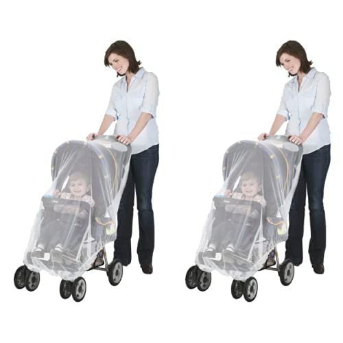 Jeep Mosquitera para cochecitos, mosquitera para asiento de coche y portabebés, tamaño universal, cubierta para insectos, protección contra la