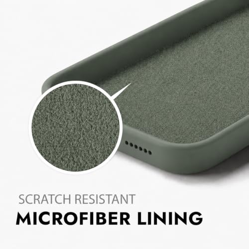 Image of FIRST MART Silicone Back Cover for Samsung Galaxy M47 | Matte Green Anti-Slip Grip Case, Precise Cutouts, Scratch Resistant, Slim Fit | Pack of 1