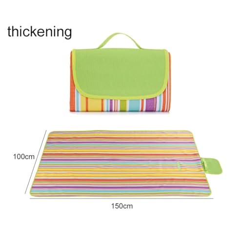 Grand tapis de pique-nique imperméable couverture extérieur pliable - 8