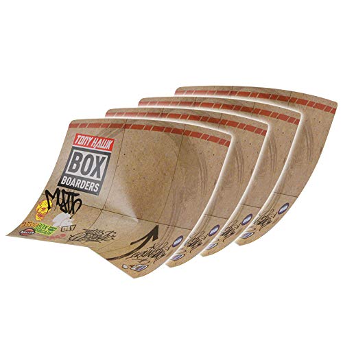 Tony Hawk Box Boarders Super Pack Kidney Bowl Set - With 3 Assorted Skateboarders, 1 Mystery Tony Hawk Figure, 4 Trick Ramps, 1 Clip-on Fisheye Lens and 1 Camera Holder - Skate, Shoot, Share - Ages 4+ - Thumbnail 7