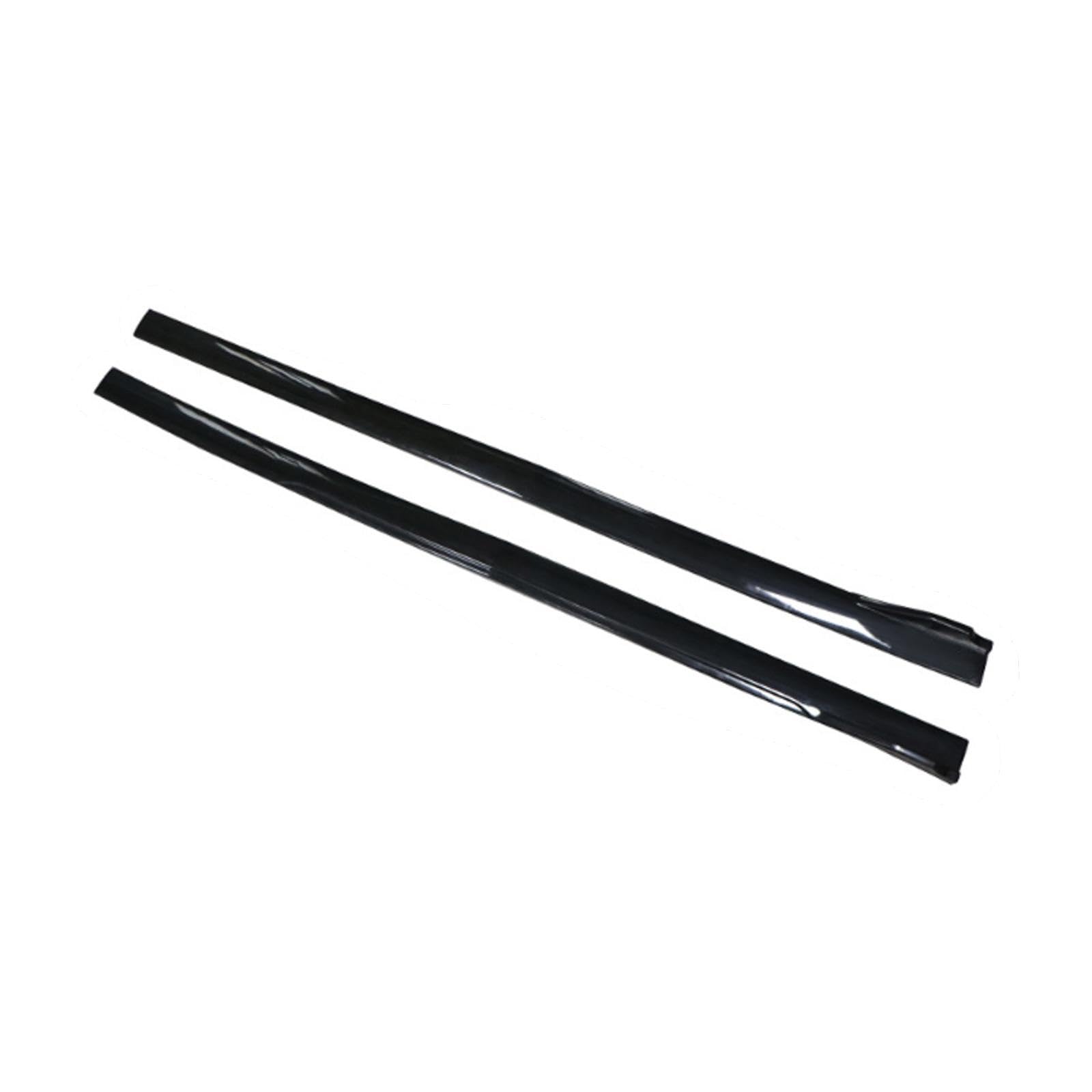 2x Minigonne laterali he per auto Universali professionali Sostituisci robusti accessori antigraffio 78,7 "per camion SUV per automobili, Nero