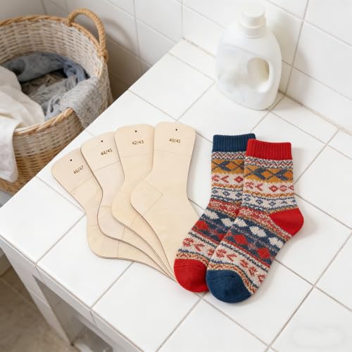 Bloqueurs de chaussettes en bois pour éviter les tricots déformés de taille 40-47