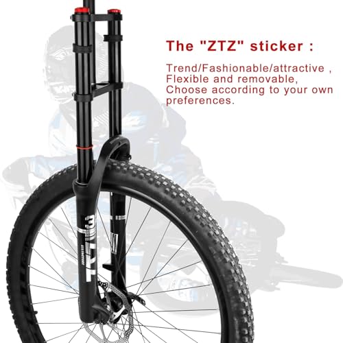 image for ZTZ 20/26 inch 4.0 Fat Tire Bike Air Suspension Fork - 180mm Travel, 1