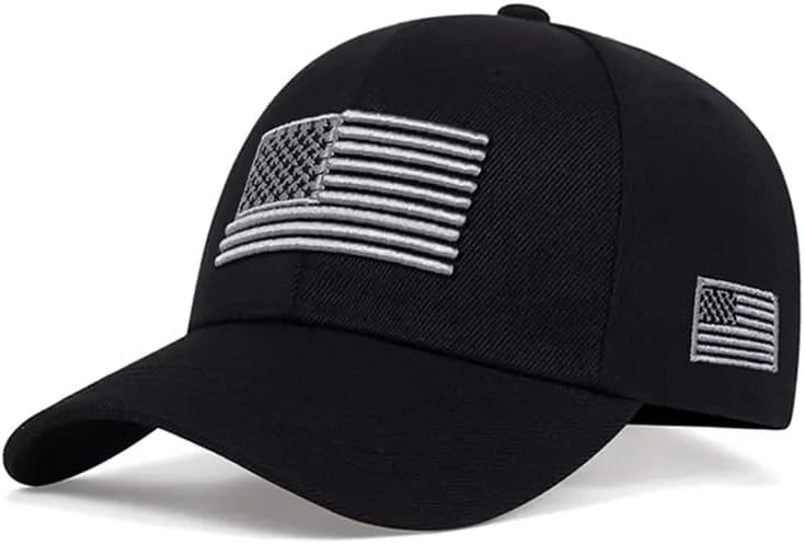 2 Pcs American Flag Hat,USA Baseball Cap for Men Women,Low Profile USA Army Dad Hat - Image 3