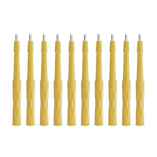 Disposable Biopsy Punch, Size 2MM, Biopsy Dermal Punch for Piercing & Lab Use with Protective Handle, Set of 100 Pcs