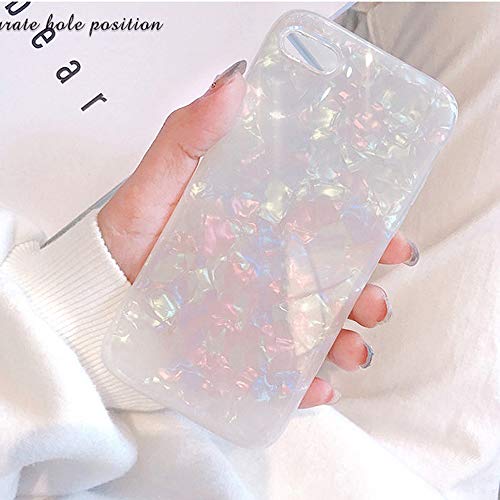 J.west iPhone 6S Plus Case, iPhone 6 Plus Case for Girls, Cute Luxury Sparkle Bling Crystal Clear Slim Flex Bumper Shockproof TPU Soft Rubber Silicone Back Cover Phone Case for iPhone 6s Plus Colorful