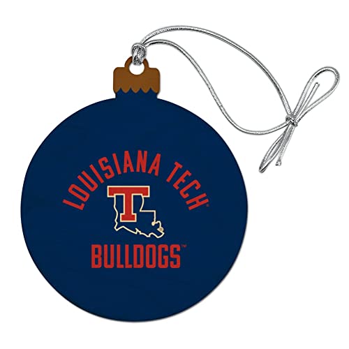 GRAPHICS & MORE Louisiana Tech University Official Logo Wood Christmas Tree Holiday Ornament