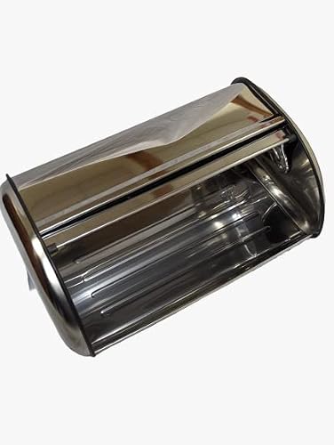 Bread Box And Bread Storage Container, Easy For Kitchen And Counter Display, Stainless Steel, Lift Handle, Home Storage, Home Decor, Bread Storage, Home Goods, Steel, #TOP1