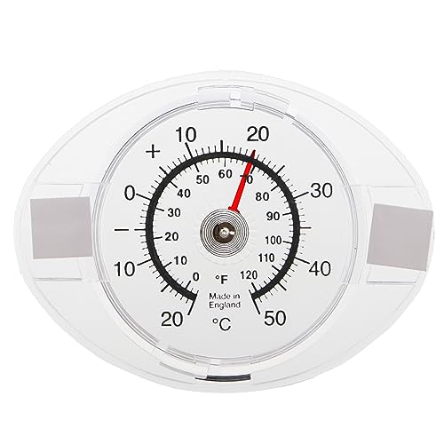 Termómetro para ventana exterior – Lee la temperatura exterior desde el interior con este termómetro de ventana pegado.