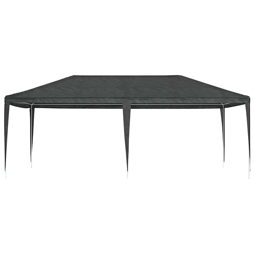 ACAGALA Partyzelt 4x6m Anthrazit, Gartenpavillon mit UV-Schutz & Wasserabweisender PE-Plane, Stabiles Gartenzelt Eventzelt für Terrasse, Festival & Camping, Sonnendach mit Metallgestell