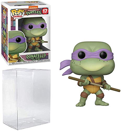 Donatello Pop #17 Retro Toys Teenage Mutant Ninja Turtles Vinyl Figure (Bundled With Ecotek Protector To Protect Display Box) #TOP4