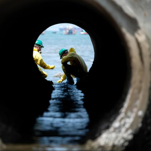 Abwasser im leeren Fluss: Gew&auml;ssern entgleitet bei Niedrigwasser die Selbstreinigung