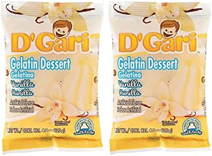 Gelatinas | Gelatins (Vainilla | Vanilla, 2 Pack)