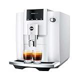 5 Kaffeespezialitäten Jura Espresso mit Mahlwerk E4 1450 Watt weiß