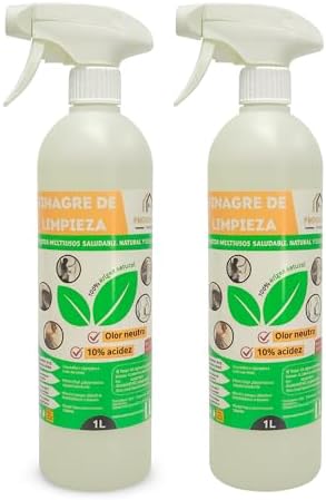 Pack of 2 Cleaning Vinegar Spray 1 Litre | Multi-Purpose Natural ...