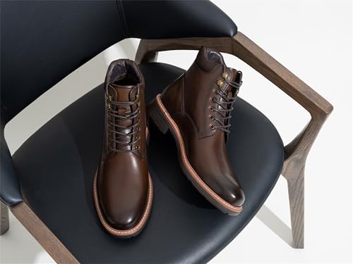 Jousen Mens Boots Chukka Dress Boots Premium Leather Cap Toe Casual Boots for Men2