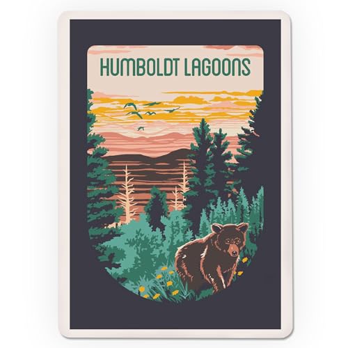 Lantern Press Humboldt Lagoons, California, Baraja Póker 52 cartas miniatura 3