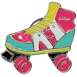 Patines Disco Roller Miniblings Broche de patín – Original Fashion Jewelry I Patines Retro Disco Roller Patines en línea – Pin solapa insignia
