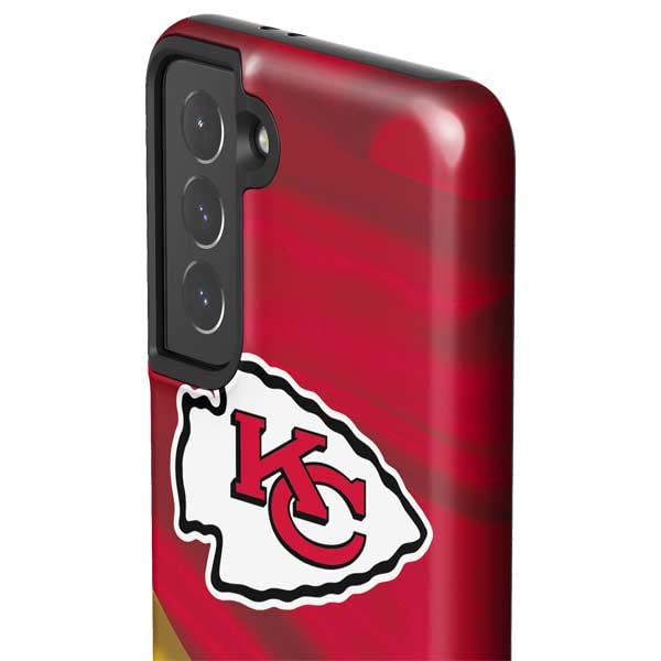 Skinit Pro Phone Case Compatible with Galaxy S21 5G - Officially Licensed NFL Kansas City Chiefs Design