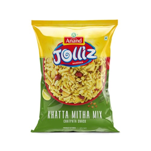 TASTEA Anand Jolliz namkeen mix | Khatta Mitha Mix | Ready To Eat Snack | Indian Snack | 200 gm each | Pack of 2
