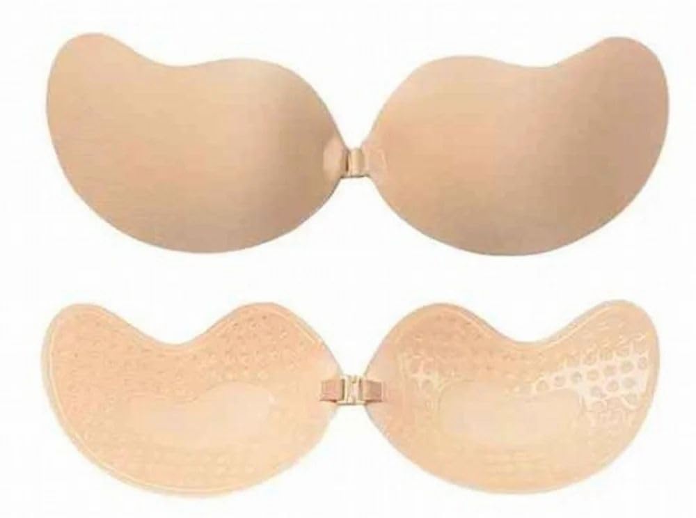 perkytth ™ Kiss Bra Sticky Bra Backless Adhesive Strapless Invisible Push-Up Stick-On Bras (1-Nos) & Body Tape Combo (36 Nos) – Invisible Lift, Support, Comfort & Secure Hold Skin-picture-17