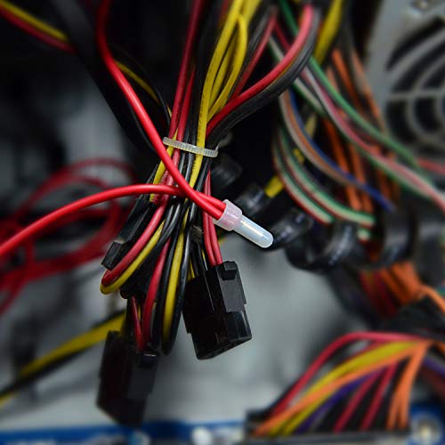 Image of Nilight - 50036R Closed End Crimp Terminal 300 pcs 22-16 /16-14 /12-10 Gauge Nylon Wire Connector Kit,2 Years Warranty