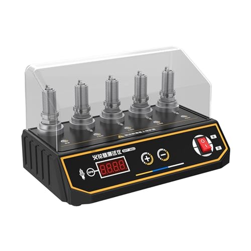 Spark Plug Tester Five-Hole Nozzle high-Voltage Ignition System Test Bench Automobile Spark Plug Spark Test Instrument