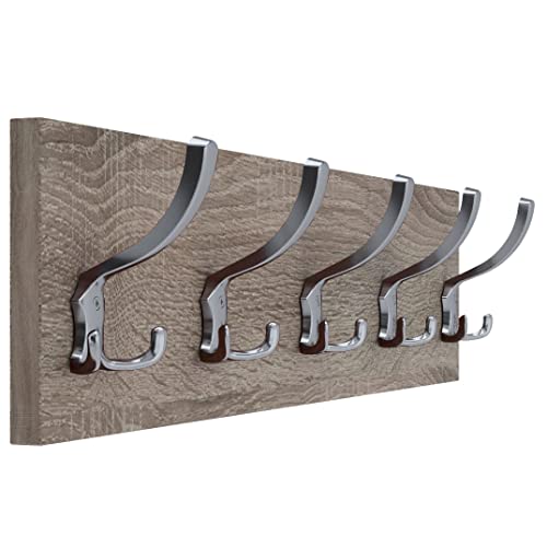 AKKE Garderobenleiste Garderobenpaneel Wandgarderobe Wandpaneel Garderobe PVC Pico 15x70 cm CHROM | TRÜFFEL AKKE Garderobenleiste Garderobenpaneel Wandgarderobe Wandpaneel Garderobe PVC Pico 15x70 cm CHROM | TRÜFFEL