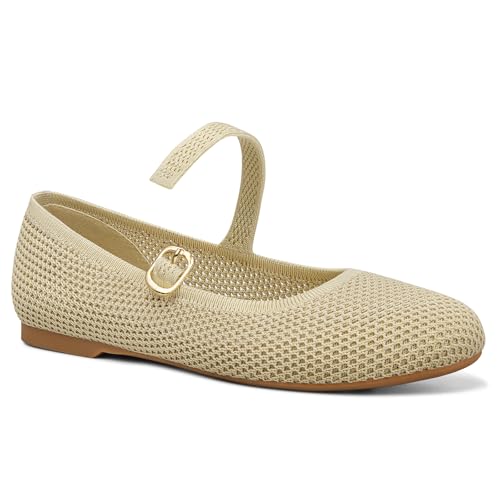Image of Tanamo Ballet Flats for Women, Soft Knit, Work Travel Everyday Shoes