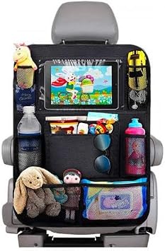 Coofbe Oxford Fabric 8 Compartment Car Seat Back Organizer Car Phone Tablet Item Holder Organizer